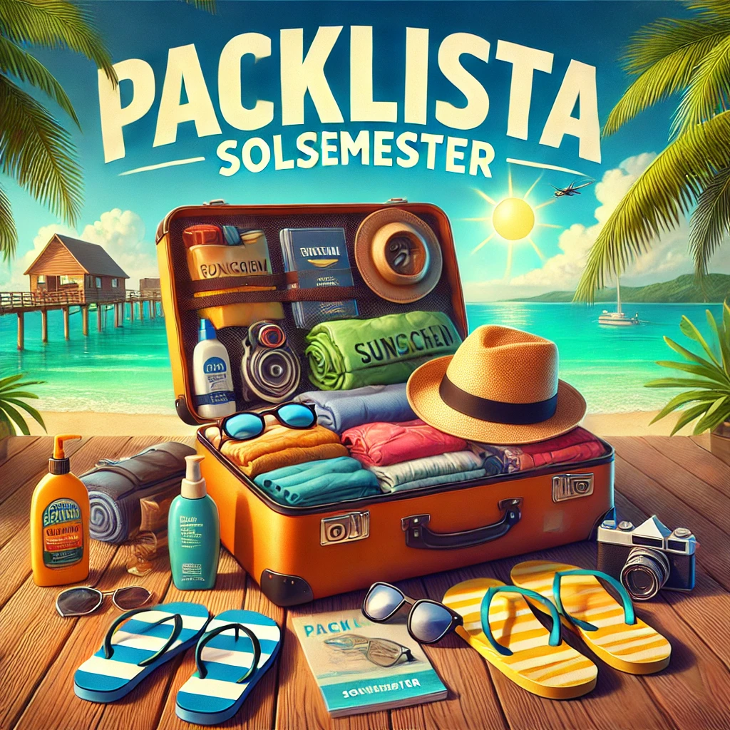 Packlista solsemester 